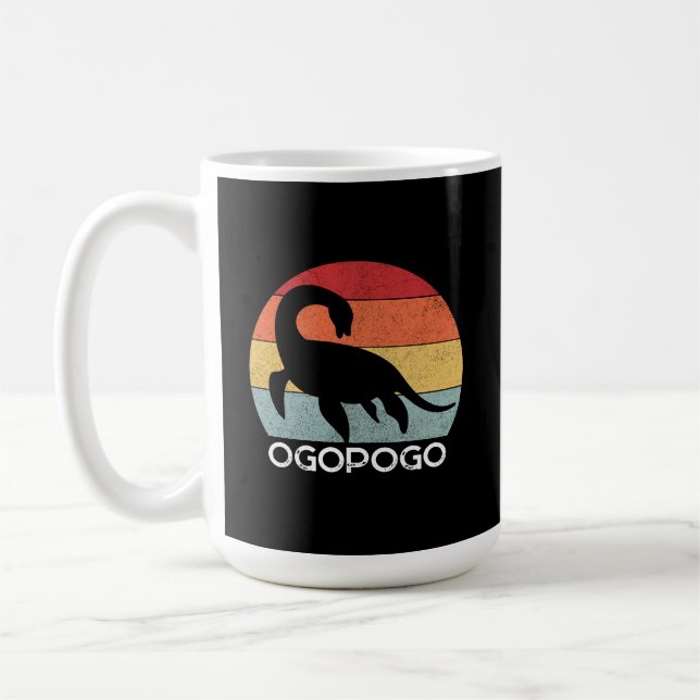 Mug Coucher de soleil rétrograde Ogopogo les années 70 (Gauche)