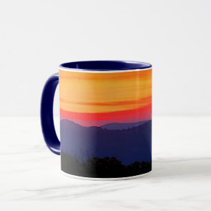 Mug Coucher de soleil sur Blue Ridge Parkway