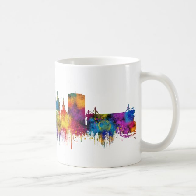 Mug Coucher de soleil sur Dortmund Allemagne (Droite)