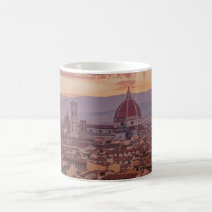 Mug Coucher de soleil sur Florence, Italie
