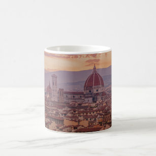 Mug Coucher de soleil sur Florence, Italie