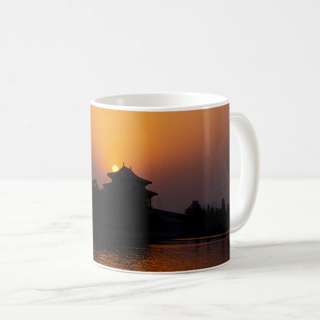 Mug Coucher de soleil sur la Cité interdite - Pékin, C (Devant droit)
