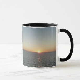 Mug Coucher de soleil sur la mer de l'île Antigua II