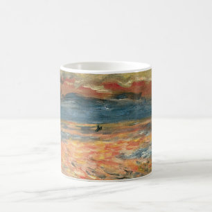 Mug Coucher de soleil sur la mer par Pierre Renoir, Be