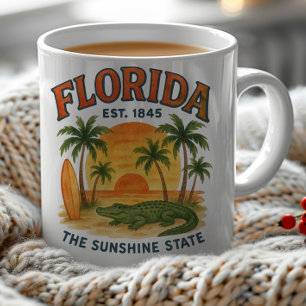 Mug Coucher de soleil sur la plage de Floride Alligato