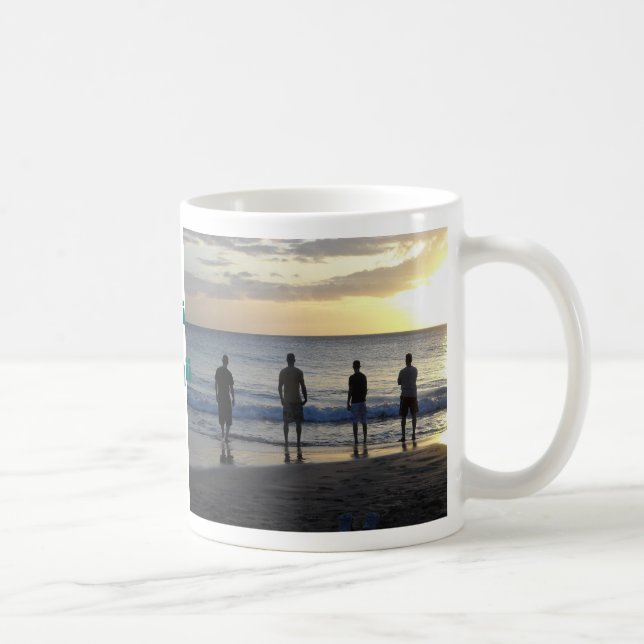 Mug Coucher de soleil sur la plage de Maui, Hawaï (Droite)