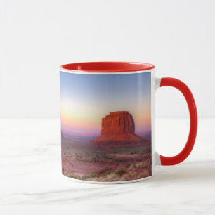 Mug Coucher de soleil sur la vallée du Monument en Ar