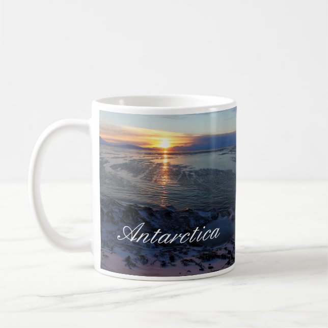 Mug Coucher de soleil sur le détroit de McMurdo, Antar (Gauche)