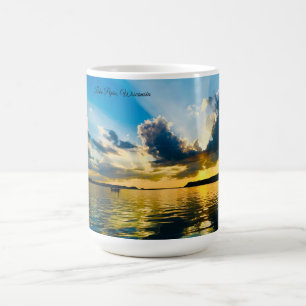 Mug Coucher de soleil sur le lac Pepin : l'heure dorée