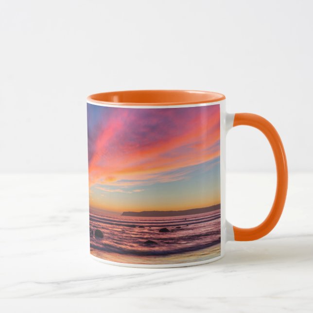 Mug Coucher de soleil sur le Pacifique depuis Coronado (Droite)
