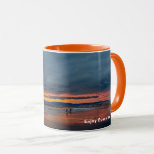 Mug Coucher de soleil sur le pic - Marina Del Rey, CA