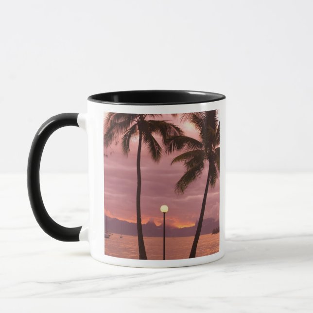 Mug Coucher de soleil sur Moorea depuis Sofitel Maeva  (Gauche)
