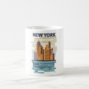 Mug Coucher de soleil sur New York City 