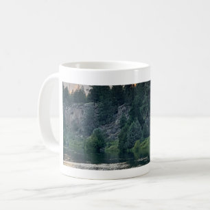 Mug Coucher de soleil sur une rivière