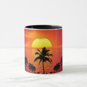 Mug Coucher de soleil tropical