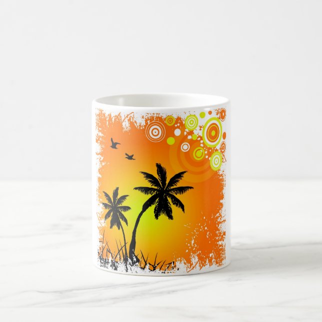 Mug Coucher de soleil tropical (Centre)