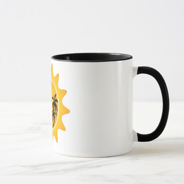 Mug Coucher de soleil tropical (Droite)