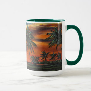 Mug Coucher de soleil tropical étonnant