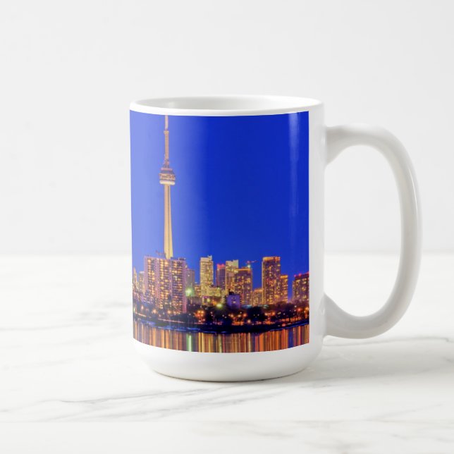 Mug Coucher de ville de Toronto la nuit (Droite)