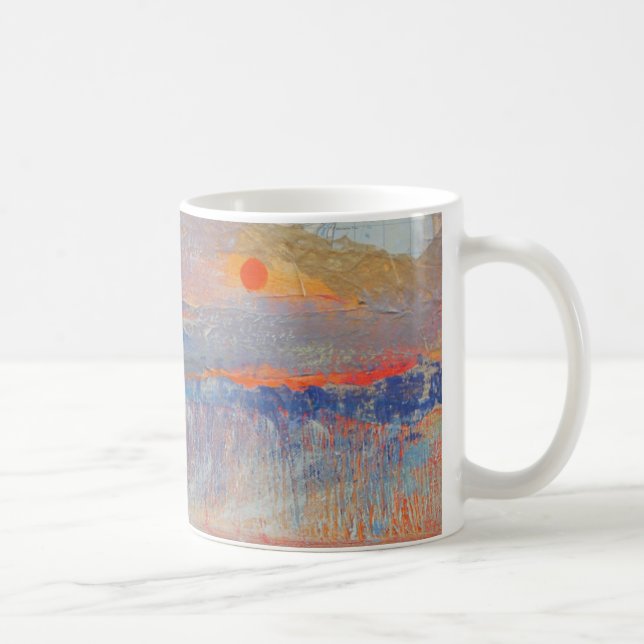 Mug Coucher du soleil 2013 de marais (Droite)