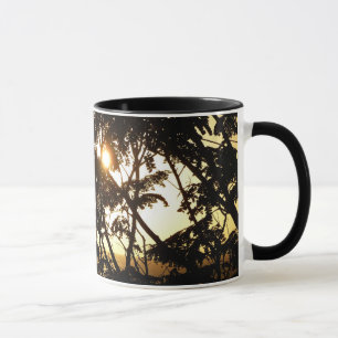 Mug Coucher du soleil à travers les arbres I Photograp
