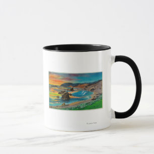 Mug Coucher du soleil au cap San SebastianCoast