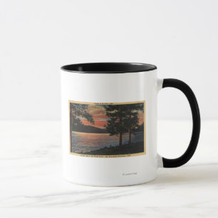 Mug Coucher du soleil au lac big Bear