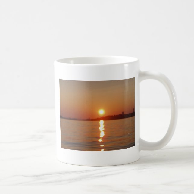Mug Coucher du soleil de Boston (Droite)