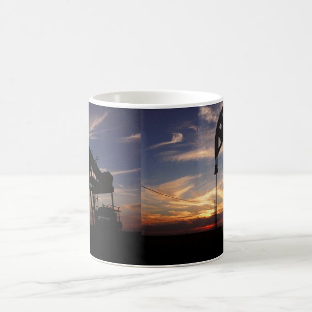 MUG COUCHER DU SOLEIL DE GISEMENT DE PÉTROLE (Centre)