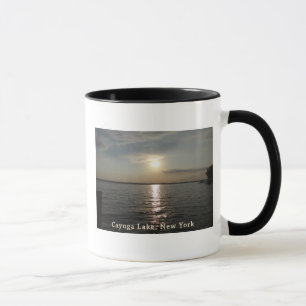 Mug Coucher du soleil de lac Cayuga
