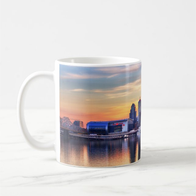 Mug Coucher du soleil de Louisville (Gauche)