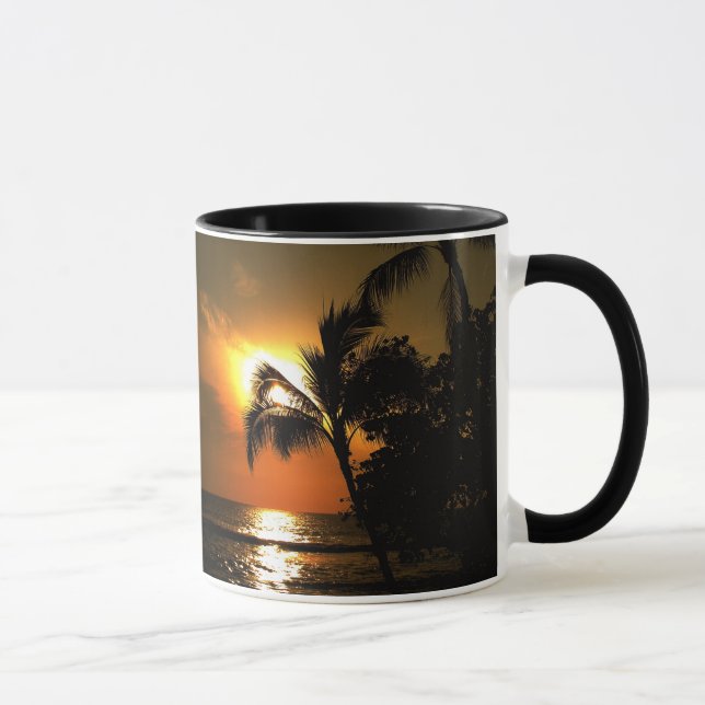 Mug Coucher du soleil d'Hawaï (Droite)