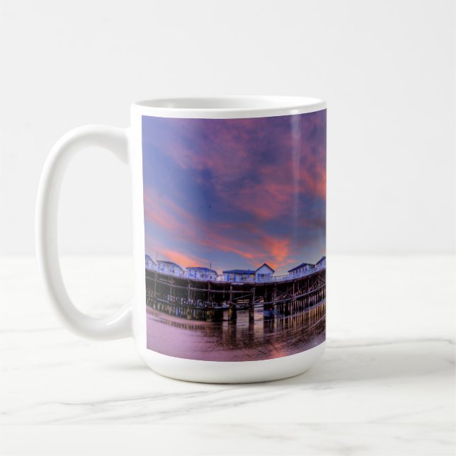 Mug Coucher du soleil en cristal de pilier (Gauche)
