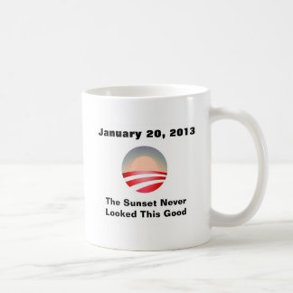 Mug Coucher du soleil et changement d'Anti-Obama