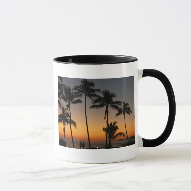 Mug Coucher du soleil hawaïen (Droite)