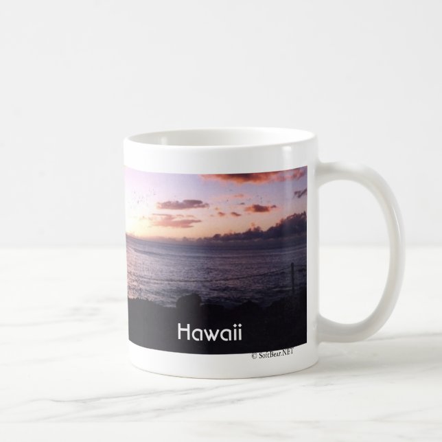 Mug Coucher du soleil hawaïen (Droite)