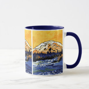 Mug Coucher du soleil jaune