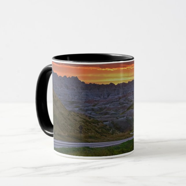 Mug Coucher du soleil, parc national des Badlands (Devant gauche)