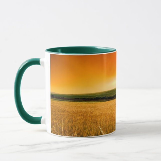 Mug Coucher du soleil rouge sang (Gauche)