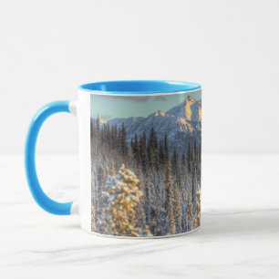 Mug Coucher du soleil sur des camarades de bâti