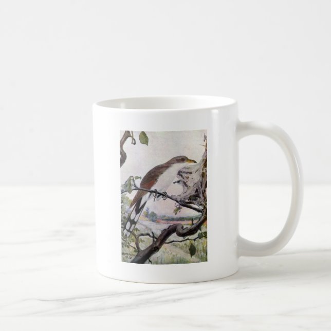 Mug coucou et chenilles de tente Jaune-affichés (Droite)