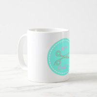 Coudre Cercle bleu Aqua Crafty avec ciseaux