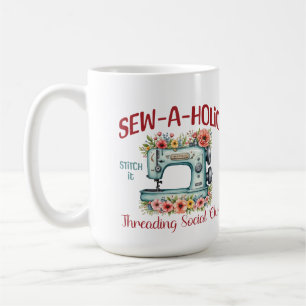 Mug Coudre-un-holic pour quelqu'un qui aime coudre