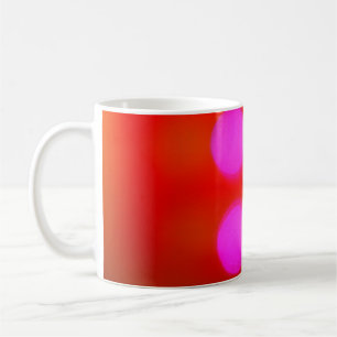 Mug Couleur Abstrait rouge flou arrière - plan bokeh l