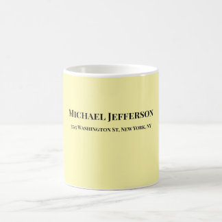 Mug Couleur crème créative classique tendance