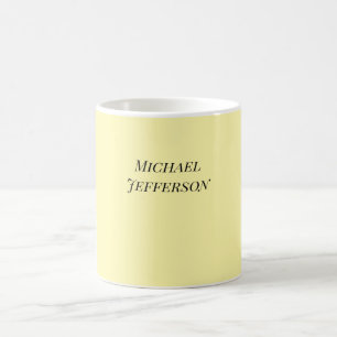 Mug Couleur crème créative classique tendance