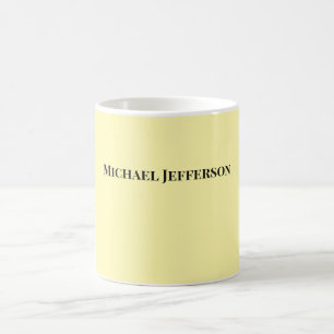 Mug Couleur crème créative classique tendance