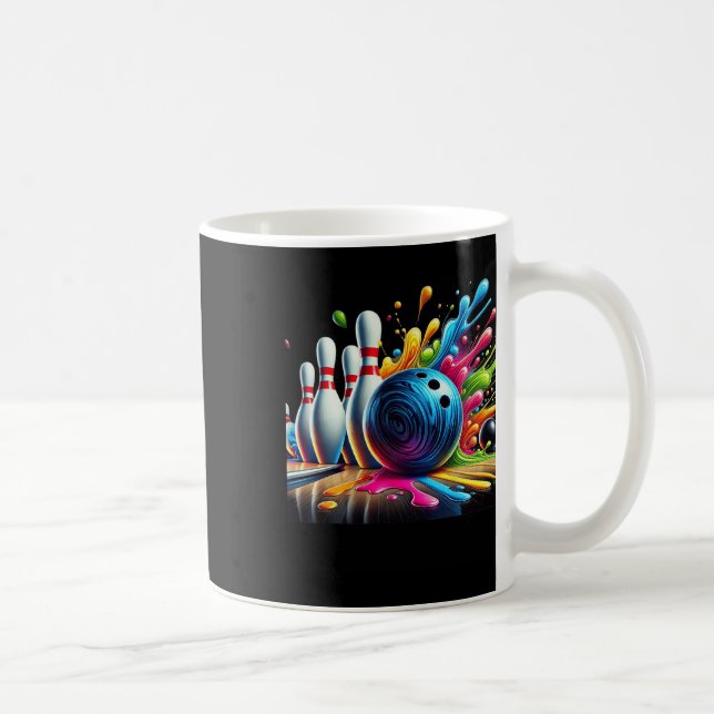 Mug Couleur de bowling Crew Teinture Graphique Tee Hom (Droite)