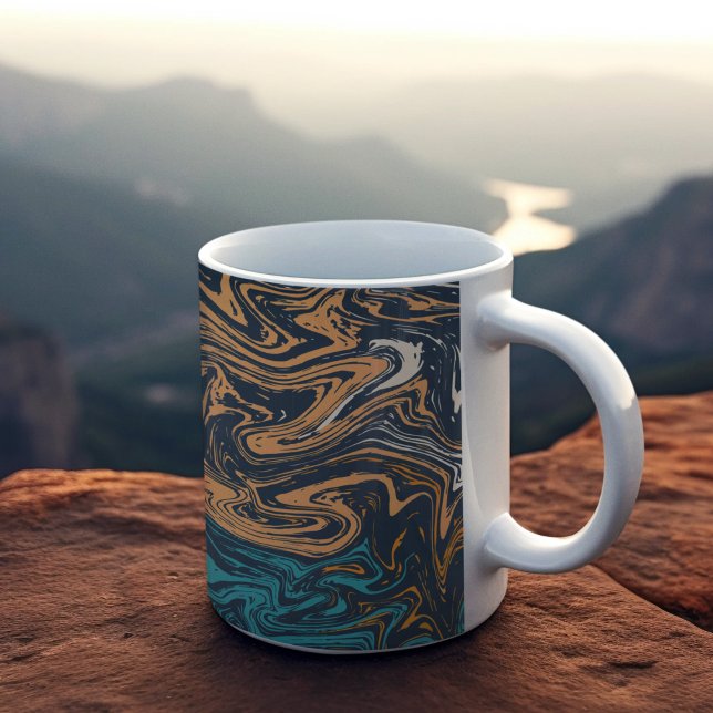 Mug Couleur de carreaux de marbre (mugs and cups)