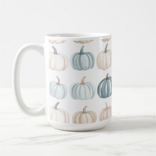 MUG COULEUR D'EAU BLUE ET TONNE CHUTE CITROUILLES DE L